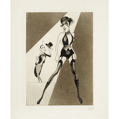 Lot 60 - Al Hirschfeld CABARET: LIZA MINELLI AND JOEL...