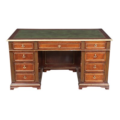 Lot 170 - Louis XVI Style Brass Mounted Mahogany...