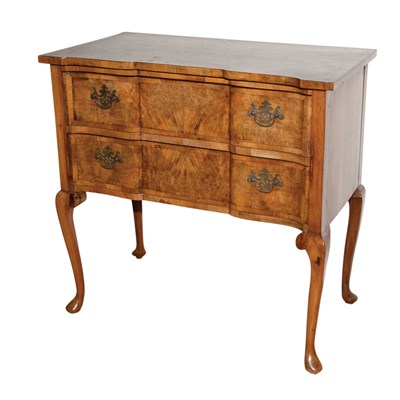 Lot 433 - George II Style Walnut Dressing Table Height...