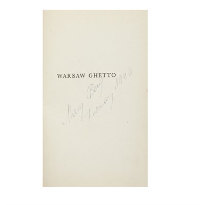 Lot 370 - BERG, MARY Warsaw Ghetto: A Diary. [New York:]...