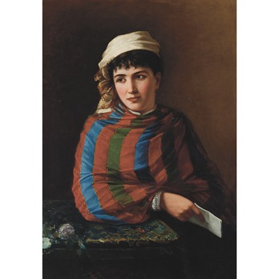 Lot 29 - Continental School 19th Century Young Beauty...