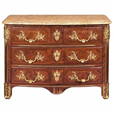 Lot 94 - Regence Style Gilt-Metal Mounted Kingwood...