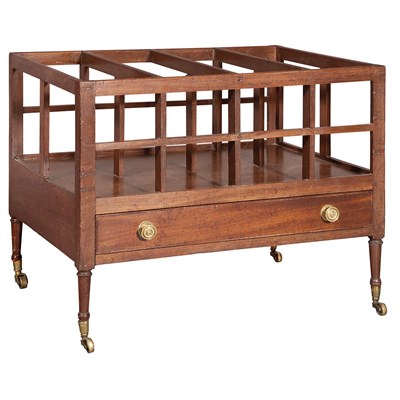 Lot 158 - George III Mahogany Canterbury Early 19th...