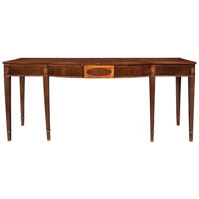 Lot 160 - English Inlaid Mahogany Server 19th century...