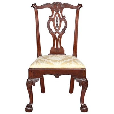 Lot 198 - Chippendale Mahogany Side Chair Philadelphia...