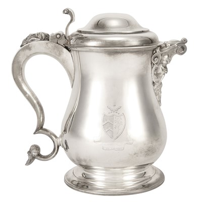 Lot 218 - American Silver Covered Pitcher Gordon &...