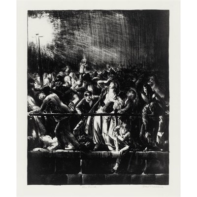 Lot 11 - George Bellows (1882-1925) THE CROWD (MASON...