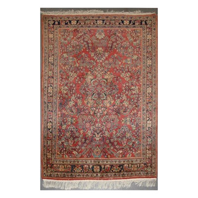 Lot 599 - Sarouk Rug North Iran, mid 20th century The...