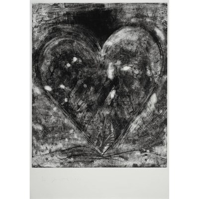 Lot 44 - Jim Dine ETCHING HEART (D'OENCH/FEINBERG 87)...