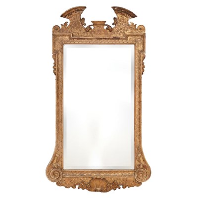 Lot 420 - George II Gilt Gesso and Giltwood Pier Mirror...