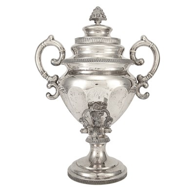 Lot 221 - American Silver Tea Urn Gerardus Boyce, New...