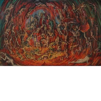 Lot 108 - Raymond A. Whyte American, 1923-2002 Inferno:...