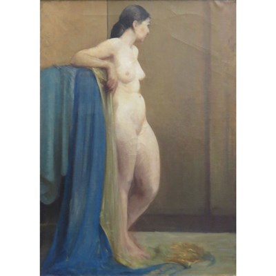 Lot 21 - Sidney Byers British, 20th Century Nude with...