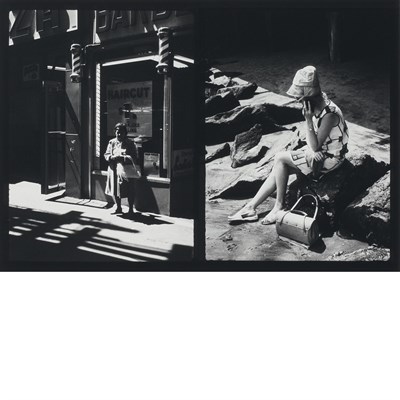 Lot 708 - METZKER, RAY (1931-2014) [Double frame: Woman...