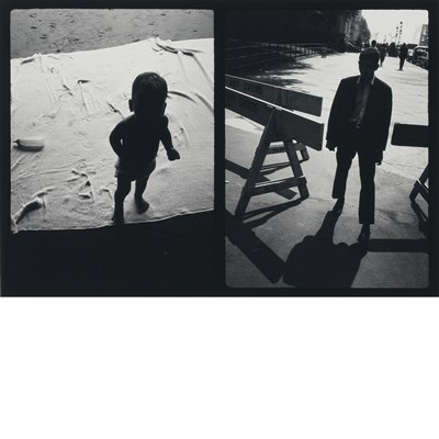 Lot 712 - METZKER, RAY (1931-2014) [Double frame: child,...