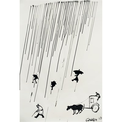 Lot 3 - Alexander Calder American, 1898-1976 A Rainy...