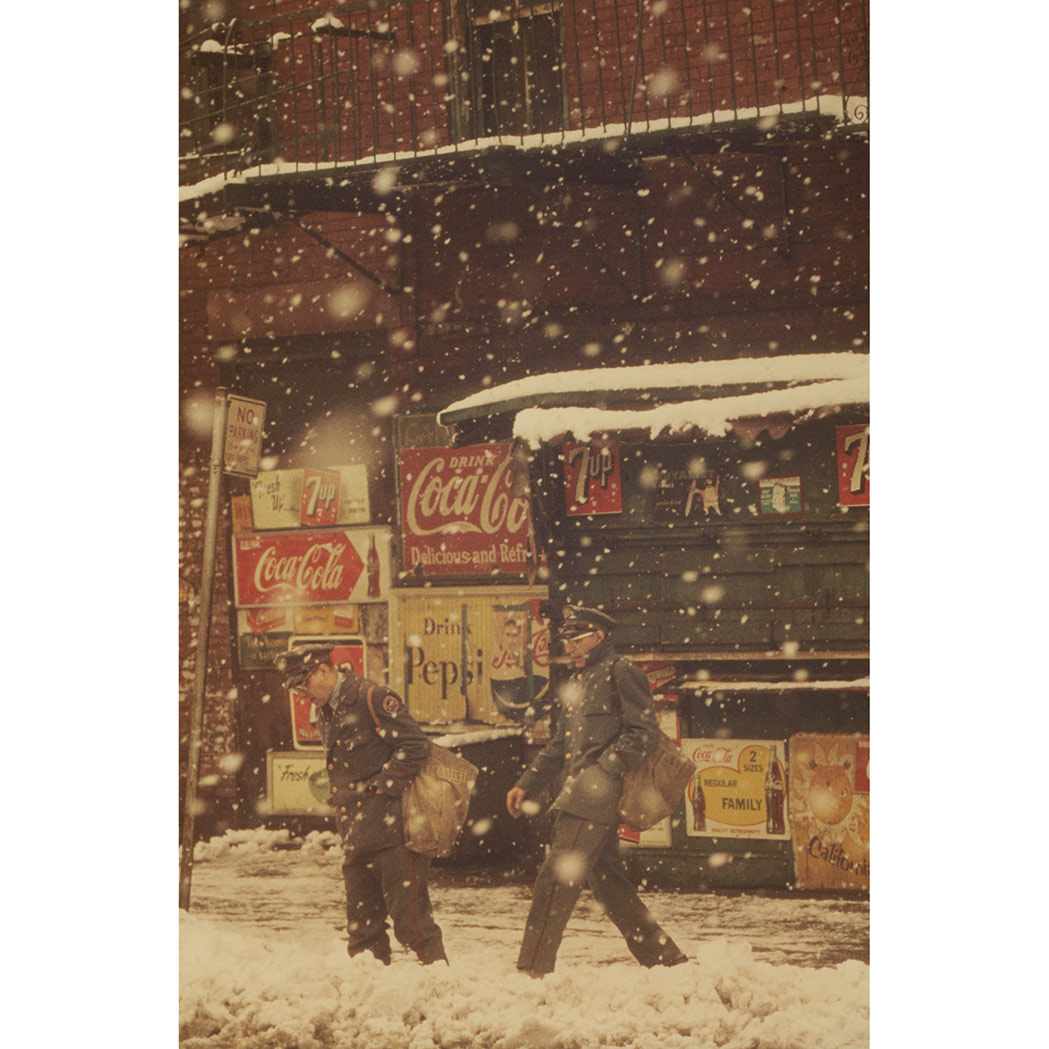 Lot 695 - LEITER, SAUL (1923-2013) [Postmen 1952]. 13...