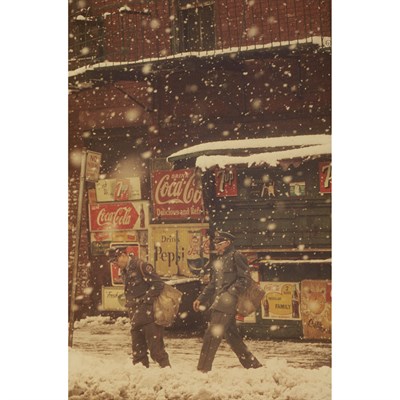 Lot 695 - LEITER, SAUL (1923-2013) [Postmen 1952]. 13...