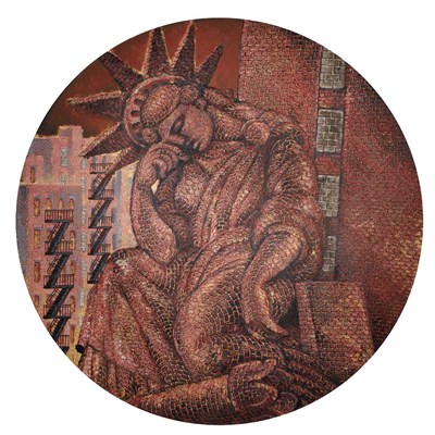 Lot 78 - Martin Wong American, 1946-1999 Liberty...