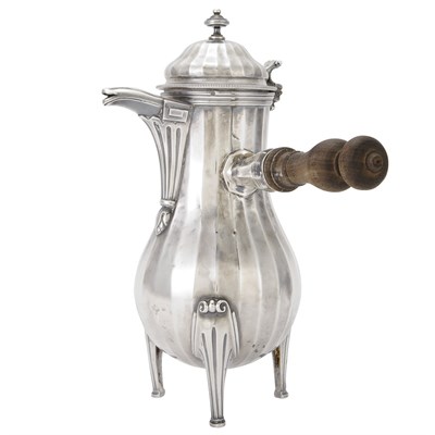 Lot 525 - Italian Silver Coffee Pot Giuseppe Fontana,...