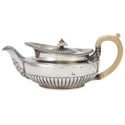 Lot 514 - George III Silver Teapot Paul Storr, London,...