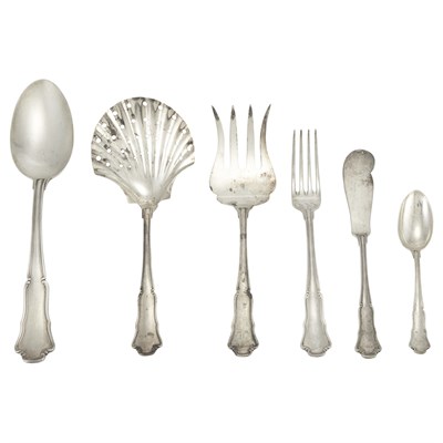 Lot 350 - Buccellati Silver Flatware Service In the...