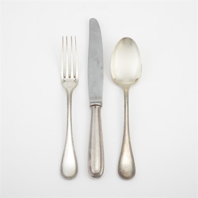 Lot 263 - Christofle Silver Plated Flatware Serivce In...