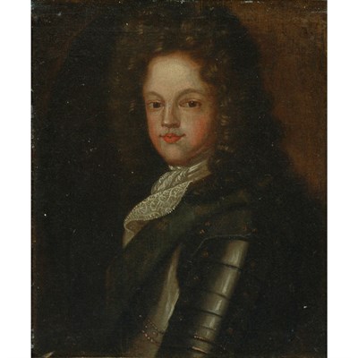 Lot 34 - British School 17th/18th Century Portrait of a...