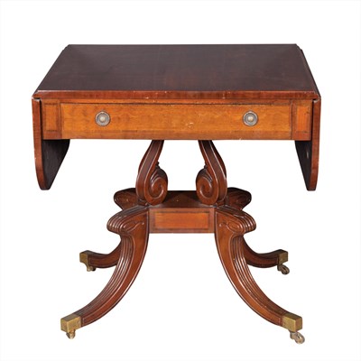 Lot 162 - Regency Style Mahogany Sofa Table Height 28...