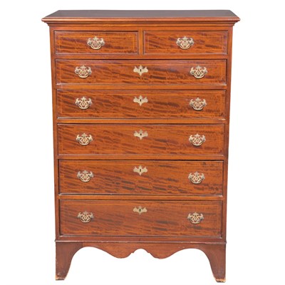 Lot 249 - George III Style Mahogany Chest of Drawers...