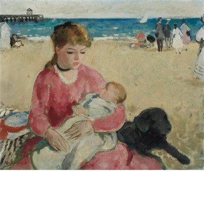 Lot 77 - Francois Gall French, 1912-1988 Deauville...