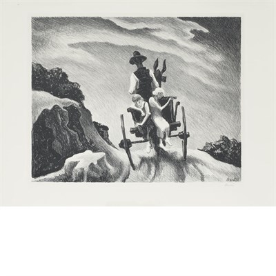 Lot 14 - Thomas Hart Benton (1889-1975) GOIN' HOME...