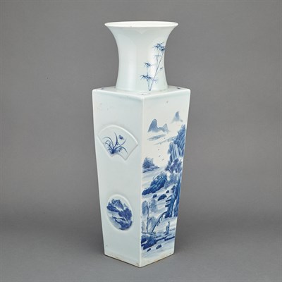 Lot 291 - Two Chinese Blue and White Glazed Porcelain...