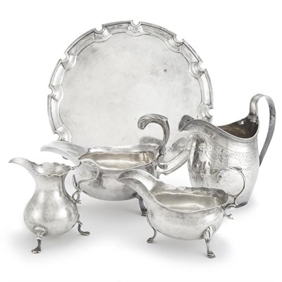 Lot 512 - Group of Georgian Silver Table Articles...