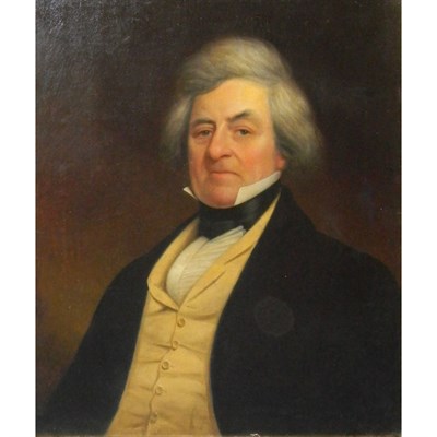 Lot 3 - Calvin Curtis American, 1822-1893 Portrait of...