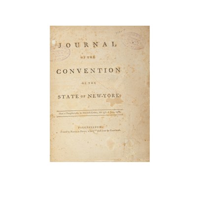 Lot 159 - [NEW YORK - CONSTITUTION] Journal of the...