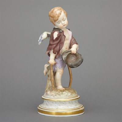 Lot 121 - Meissen Porcelain Figure of Cupid 20th Century...