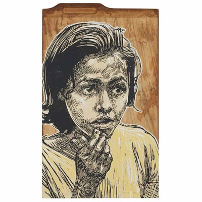 Lot 82 - Swoon American, b. 1978 Sambhavna Girls, 2011...