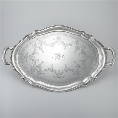 Lot 288 - Tiffany & Co. Sterling Silver Two-Handled Tray...