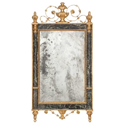 Lot 547 - Spanish Marble Mounted Giltwood Mirror...