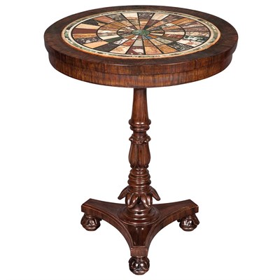 Lot 571 - William IV Rosewood, Rosewood Grained and...