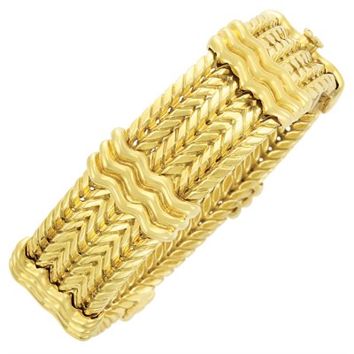 Lot 130 - Gold Bangle Bracelet, Andrew Clunn