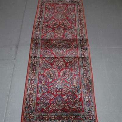 Lot 590 - Sarouk Runner North Persia, second quarter of...
