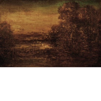 Lot 70 - Ralph Albert Blakelock American, 1847-1919...