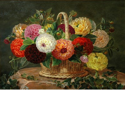 Lot 66 - Manner of Johan Laurentz Jensen Floral Still...