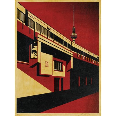 Lot 79 - Shepard Fairey American, b. 1970 Berlin Tower,...