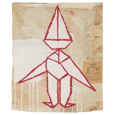 Lot 65 - Donald Baechler American, b. 1956 Small Red...