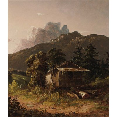 Lot 9 - David Johnson American, 1827-1908 Old Mill,...