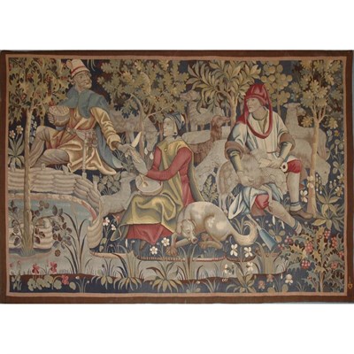 Lot 405 - Continental Aubusson Style Tapestry Circa 1900...