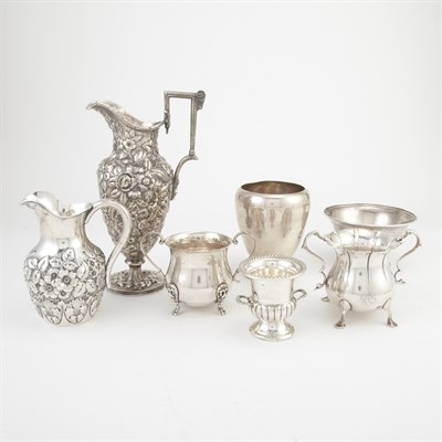 Lot 320 - Group of Sterling Silver and Silver Table...